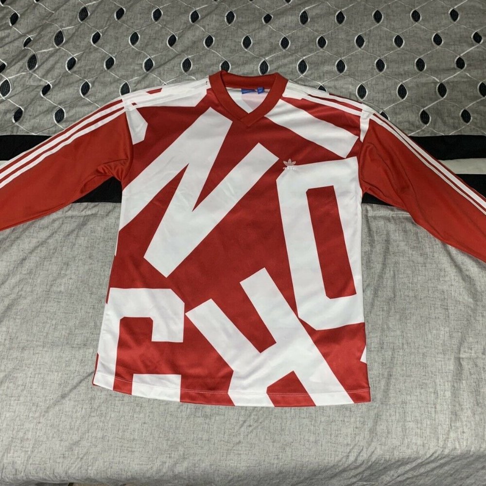 Adidas Mens Crewneck All Over Print Size Small